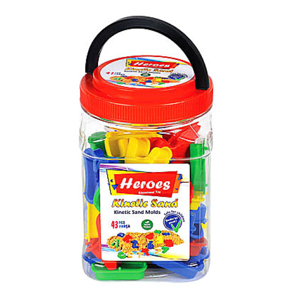 Набір ліплення Heroes Букви та цифри в контейнері KUM-025 Набір ліплення Heroes Букви та цифри в контейнері KUM-025