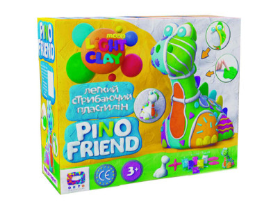Набір легкого стрибає пластиліну ТМ Moon Light Clay Pino Friend "Бард" 70036