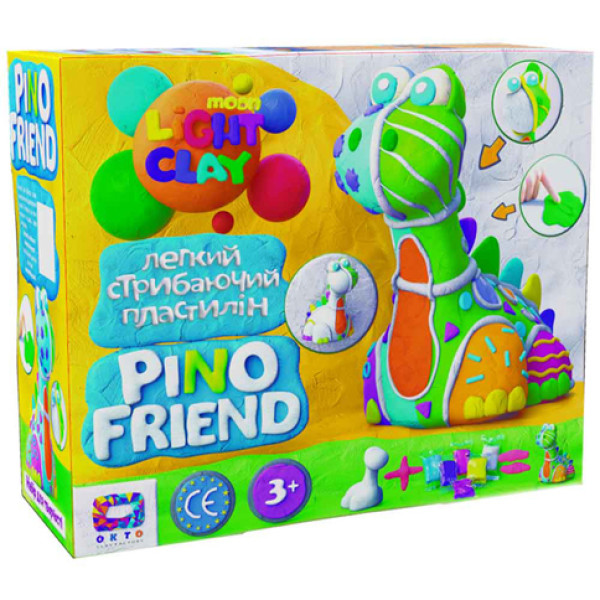 Набір легкого стрибає пластиліну ТМ Moon Light Clay Pino Friend "Бард" 70036