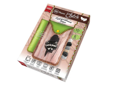 Вишивка гладдю My Phone Clutch "Єнот" "Єнот" МРСL-01-0607080910