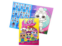 Розмальовка з наліпками LQL 021426