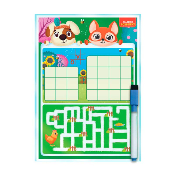 Дошка-тренажер Vladi Toys "Розважальна" навчальна VT5010-30