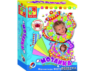 Мозаїка зі стразами Фоторамка "Тістечко" Пиріжок VT4302-02