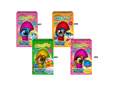 Набір для творчості Cool Egg з динозавром яйце велике 4 види CE-01-01020304 Набір для творчості Cool Egg з динозавром яйце велике 4 види CE-01-01020304