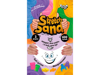Кінетичний пісок Danko Toys Stretch Sand 600 г STS-04-01U