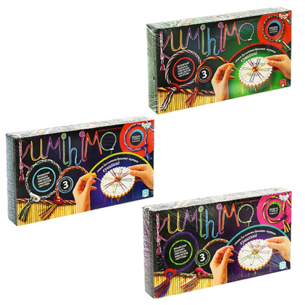 Комплект Плетіння браслетів-джгутів KUMIHIMO КМХ-01-010203 Комплект Плетіння браслетів-джгутів KUMIHIMO КМХ-01-010203