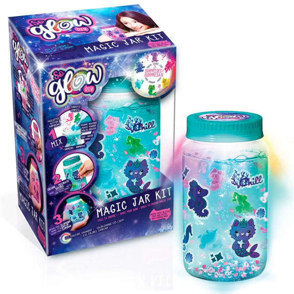 Іграшка для розваг So Glow "Велика магічна банка" 4 в асортименті SGD002 Іграшка для розваг So Glow "Велика магічна банка" 4 в асортименті SGD002