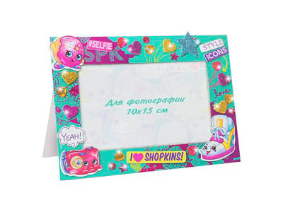 Фоторамка-аплікація «Селфі з Шопкінс»ТМ «Shopkins» 119858 Фоторамка-аплікація «Селфі з Шопкінс»ТМ «Shopkins» 119858