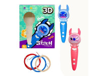 3D ручка Стіч 3 мотки пластику в комплекті 3d-pen0001