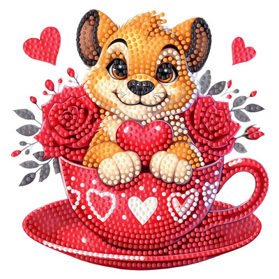 Алмазна картина Stateg Тигреня 18х18 см ZAV1818-10 Алмазна картина Stateg Тигреня 18х18 см ZAV1818-10