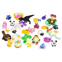 Повітряний пластилін Strateg UDO Clay 34 шт брикет 10 г. 30893