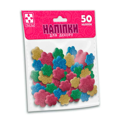 Набір для творчості Vladi Toys "Квіти" м'які наклейки VT4206-54