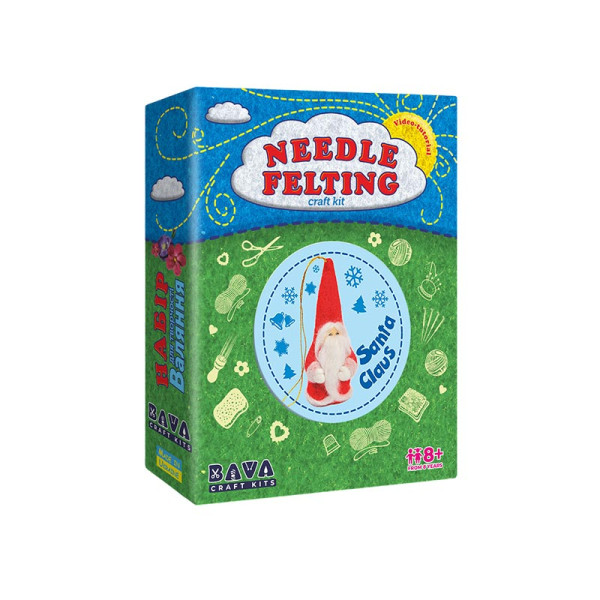 Набір для творчості Валяння "Санта Клаус" ВАЛ-006 Набір для творчості Валяння "Санта Клаус" ВАЛ-006
