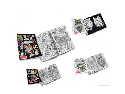 Набір для творчості Danko Toys Розмальовки Антистрес з фломастерами RA-01-01U02U