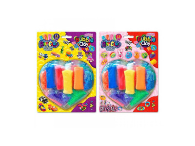 Набір для творчості Danko Toys "Air Clay+Bubble Clay" блістер ARBB-03-01,02