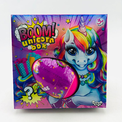 Бомбочка для ванної Danko Toys "Boom! Unicorn Box" з сюрпризом BUB-01-01U