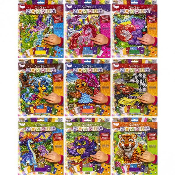 Алмазна мозаїка DankoToys "Glitter Mosaic" БМ-04-0102030405...10 Алмазна мозаїка DankoToys "Glitter Mosaic" БМ-04-0102030405...10