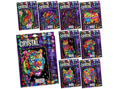Мозаїка Danko Toys CRYSTAL MOSAIC CRM-01-01020304...10 Мозаїка Danko Toys CRYSTAL MOSAIC CRM-01-01020304...10
