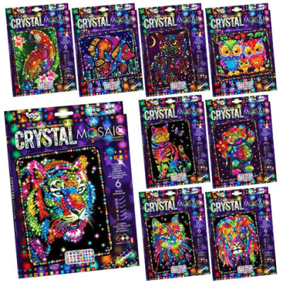 Мозаїка Danko Toys CRYSTAL MOSAIC CRM-01-01020304...10