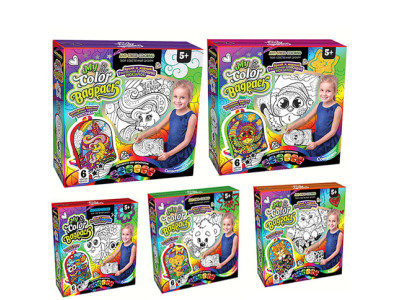 Набір для творчості Danko Toys "My Color BagPack" рюкзак-розмальовка CВР-01-0102030405 Набір для творчості Danko Toys "My Color BagPack" рюкзак-розмальовка CВР-01-0102030405