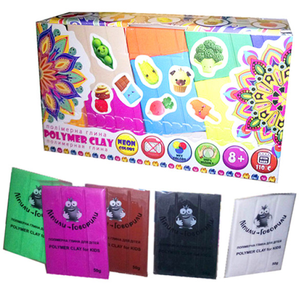 Набір полімерної глини для ліплення РТ00005 Набір полімерної глини для ліплення РТ00005