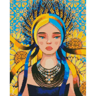 Алмазна мозаїка "Сонячна" ©mosyakart Ідейка AMO7424 40х50 см AMO7424