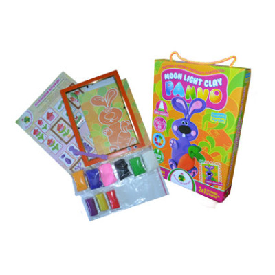 Картина-панно з легкого пластиліну Light Panno Зайчик 70006 Картина-панно з легкого пластиліну Light Panno Зайчик 70006