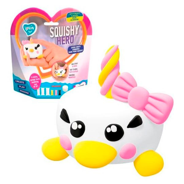 Набір для ліплення з повітряним пластиліном Squishy Teency-Weensy ТМ Lovin 70129 Набір для ліплення з повітряним пластиліном Squishy Teency-Weensy ТМ Lovin 70129