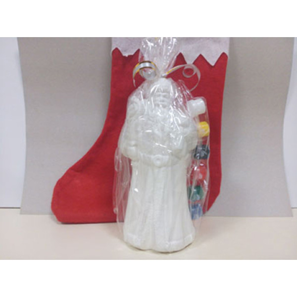 Гіпсова фігурка Дід мороз + фарби Гіпсова фігурка Дід мороз + фарби