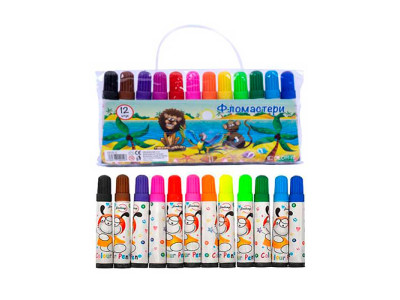 Фломастер 12 кольорів 50888 Фломастер 12 кольорів 50888