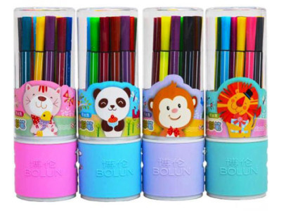 Фломастер тубус 18 кольорів 1668-18A