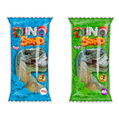 Кінетичний пісок"Dino Sand" 150 г DS-01-01,02