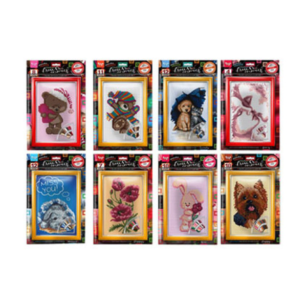 Комплект для творчості "CROSS STITCH" з рамкою VKB-01-010203.04...15 Комплект для творчості "CROSS STITCH" з рамкою VKB-01-010203.04...15