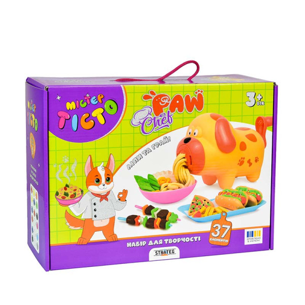 Набір для творчості Містер тісто Paw Chef Strateg 41036 Набір для творчості Містер тісто Paw Chef Strateg 41036