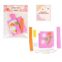 Набір для шиття Strateg Фетрова сумочка: Квіткова 31032