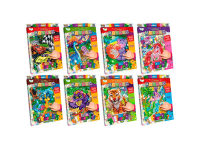 Набір для творчості Danko Toys Блискуча мозаїка Glitter Mosaic БМ-03-0102030405...10 Набір для творчості Danko Toys Блискуча мозаїка Glitter Mosaic БМ-03-0102030405...10
