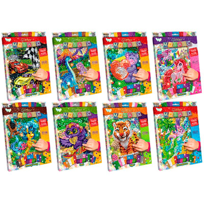 Набір для творчості Danko Toys Блискуча мозаїка Glitter Mosaic БМ-03-0102030405...10