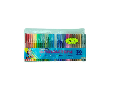 Фломастери 30 кольорів CENTROPEN 80107