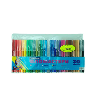 Фломастери 30 кольорів CENTROPEN 80107 Фломастери 30 кольорів CENTROPEN 80107
