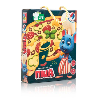 Гра магнітна Vladi Toys "Піца" фомова VT3004-02