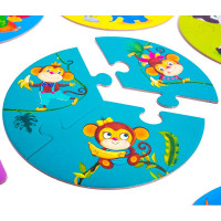 Ігровий набір Vladi Toys 3 в 1 «Зоосвіт» розвиваючий VT2901-04 Ігровий набір Vladi Toys 3 в 1 «Зоосвіт» розвиваючий VT2901-04