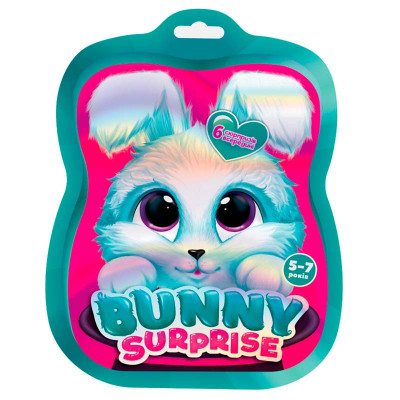 Набір для дитячої творчості Vladi Toys "Bunny surprise. Рожевий" із сюрприз VT8080-14