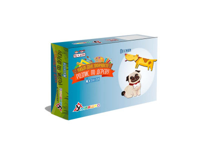 Набір дитячої творчості Умняшка Розпис по дереву "Магніти-піски" РД-012 Набір дитячої творчості Умняшка Розпис по дереву "Магніти-піски" РД-012