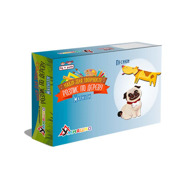 Набір дитячої творчості Умняшка Розпис по дереву "Магніти-піски" РД-012 Набір дитячої творчості Умняшка Розпис по дереву "Магніти-піски" РД-012