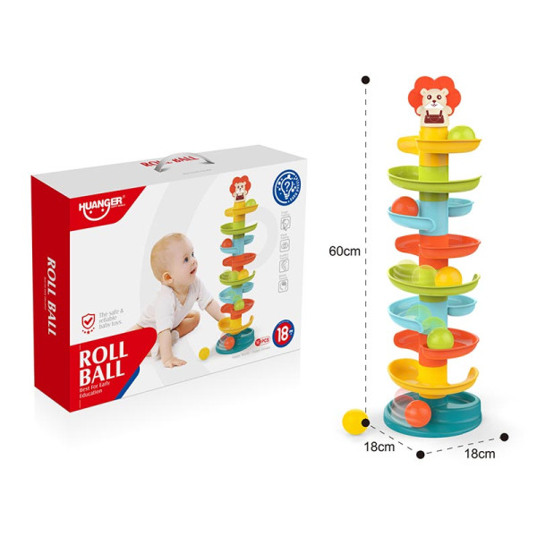 Ровиваюча іграшка гірка для кульок для малюків HE0292 Ровиваюча іграшка гірка для кульок для малюків HE0292