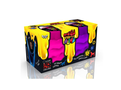 Вязка маса Слайм Danko Toys Mega Stretch Slime 550 г SLM-11-01U02U