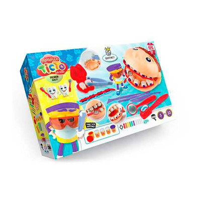 Тісто для ліпки Danko Toys "Master Do" дантист для дітей TMD-12-01U
