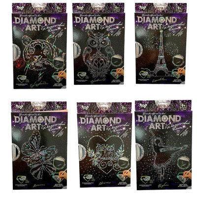 Набір креативної творчості "DIAMOND ART" DAR-01-010203040609