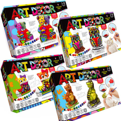 Набір для творчості Danko Toys "ART DECOR" створення фігурки ARTD-01-01U02U03U04U