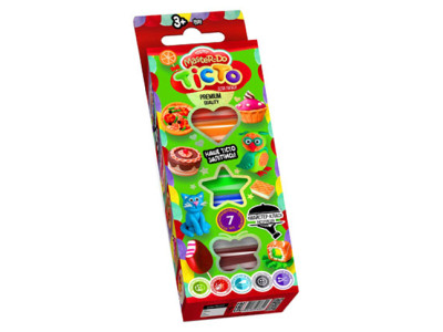 Тісто для ліпки Danko Toys "Master Do" 7 кольорів TMD-02-06 Тісто для ліпки Danko Toys "Master Do" 7 кольорів TMD-02-06